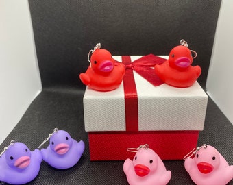 Rubber Duck Earrings/Rubber Ducky Earrings/Duck Earrings