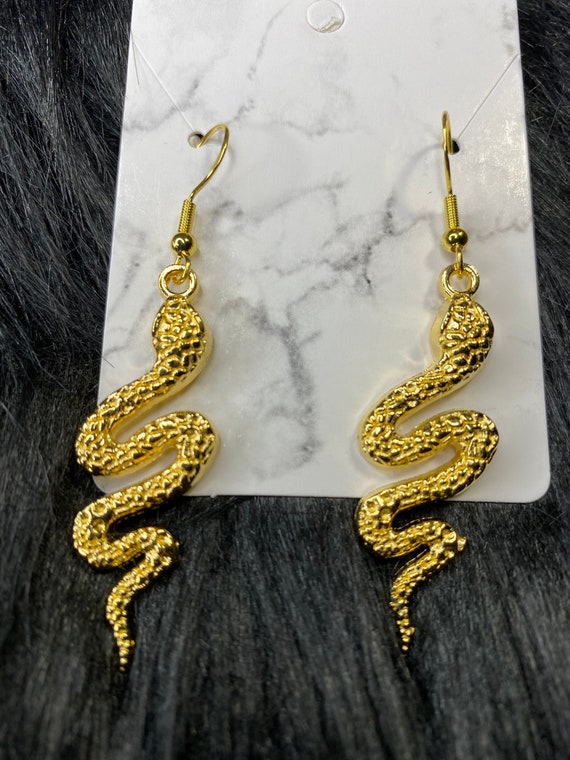 Reptile earrings best sale