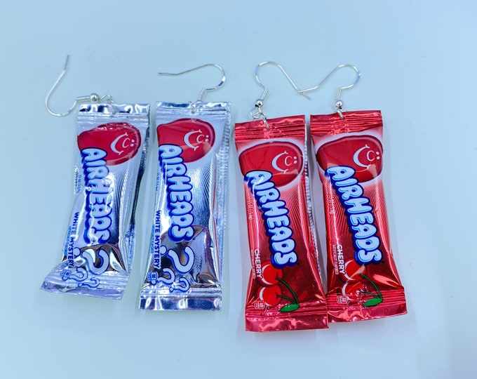 Candy Earrings, Miniature Food Jewelry,candy Bar Earrings Etsy