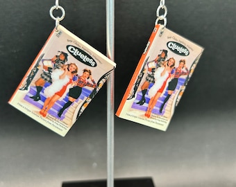 Funky earrings,Book earrings,earrings for readers, teacher earrings, book jewelry
