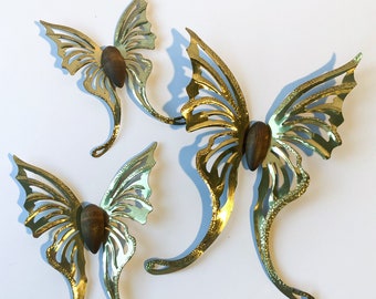 Vintage brass wall | Etsy