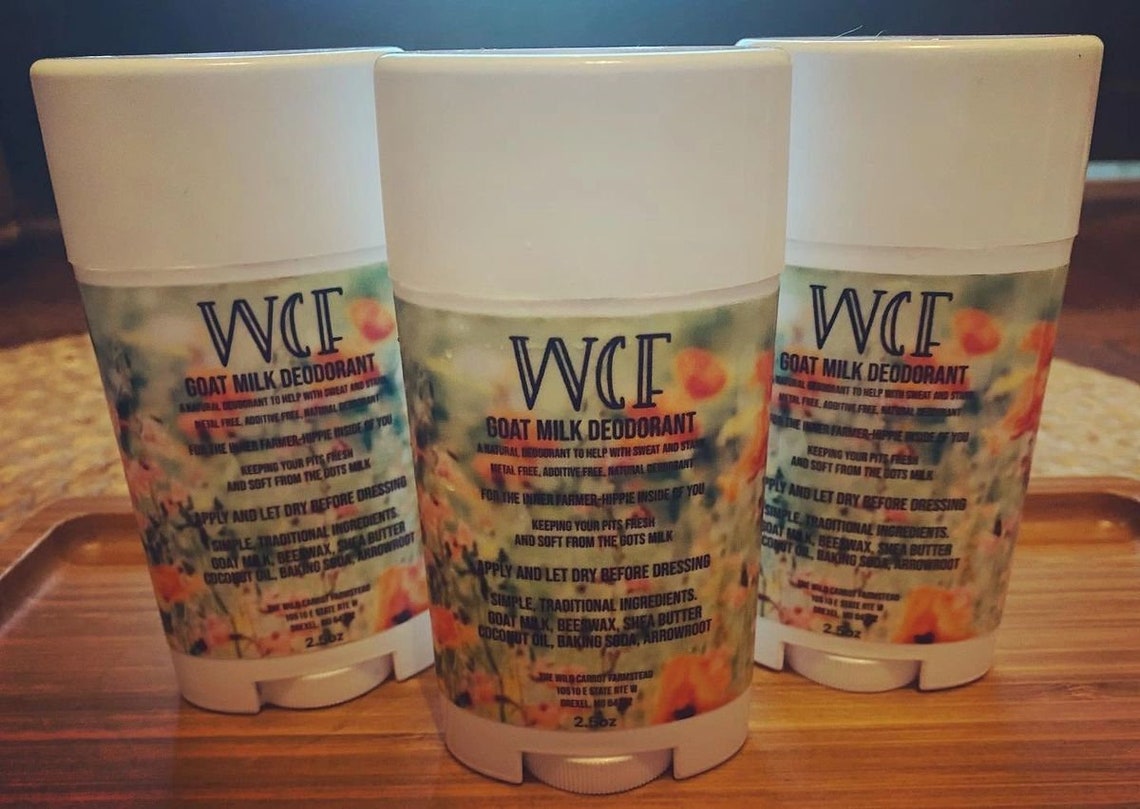 Natural Goat Milk Deodorant Etsy