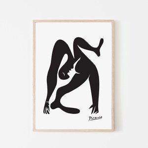 Picasso Druck Acrobat Poster l Museum Poster l Ausstellung Poster l druckbare Wandkunst l über Bett Kunst l Pablo Picasso