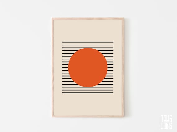 Bauhaus Museum Poster - Bauhaus Print - Minimalist Wall Art | Art Exhibition Poster | Bauhaus Poster | Printable Wall Art