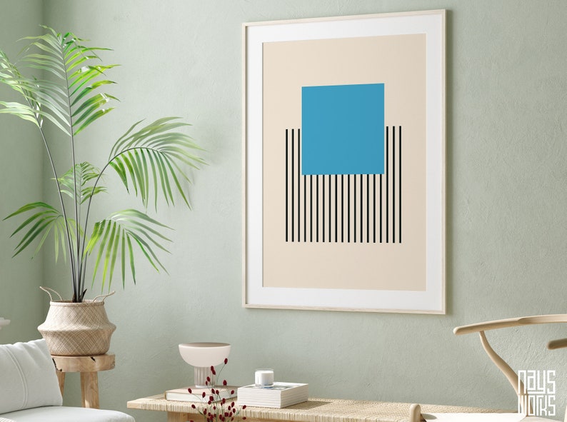 Bauhaus Poster Museum Poster Minimalist Wall Art - Etsy