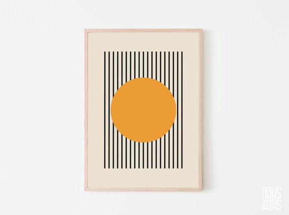 Bauhaus Poster - Museum Poster | Exhibition Poster | Bauhaus Print | Above Bed Decor