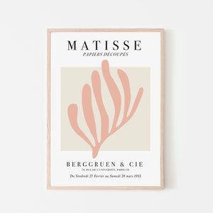 Impression Matisse | Affiche de l’exposition | Au-dessus du lit Art, Art mural imprimable, Affiche Matisse, Français Wall Art, Boho Wall Art, Henri Matisse