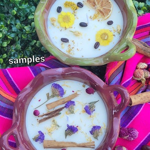 Mexican Bowl Candle| Hand Poured Mexican Candles| Hand Made Candles in Authentic Mexican Bowl de Barro | Custom Scented Candles