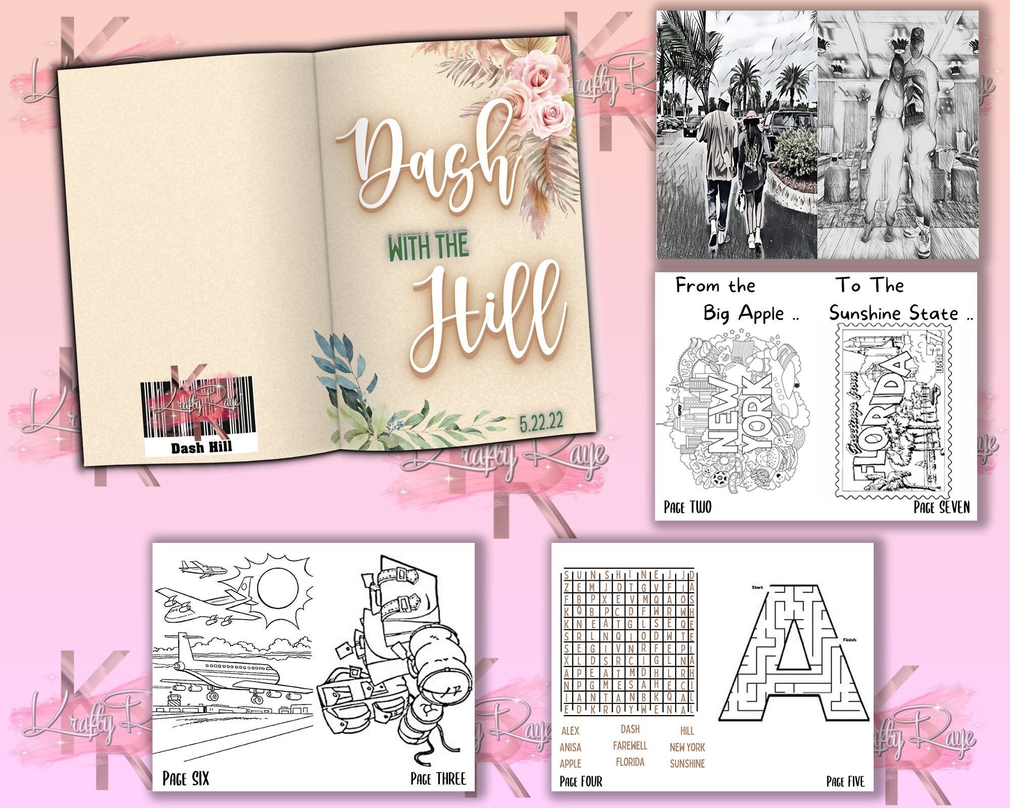 Personalized Coloring Books Custom Party Favors Coloring Books Birthday