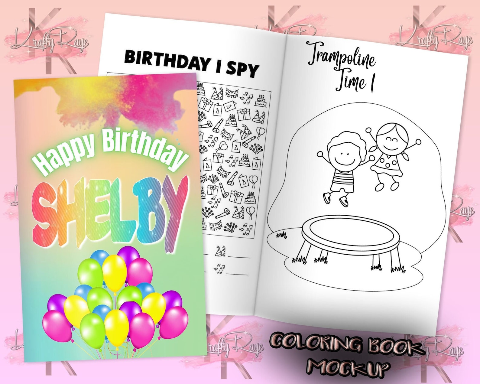 Personalized Coloring Books Custom Party Favors Coloring Books Birthday, Baby Shower, Wedding ...