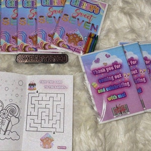 Personalized Coloring Books | Custom Party Favors | Coloring Books | Birthday, Baby Shower, Wedding, Holidays | Personalized Coloring Pages