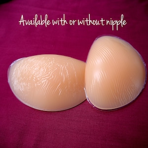 Jo Thornton - Style 9a Bra Inserts/Breast Enhancers: Suitable for Many AA, A, B, C, D, E - 275g Pair - AKA Silicone Chicken Fillets, Fillers image 1