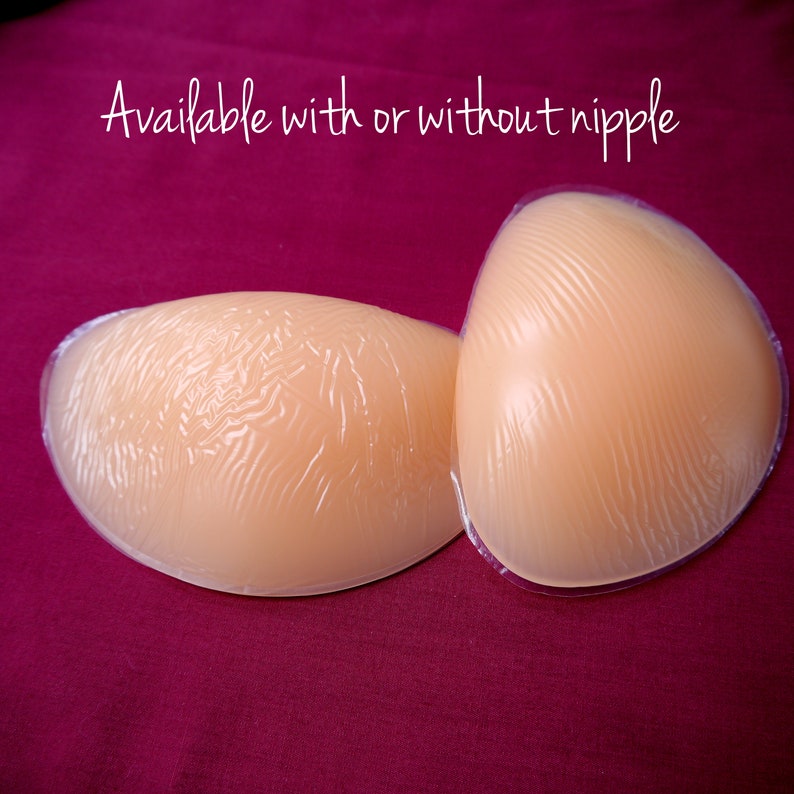 Jo Thornton - Style 9a Bra Inserts/Breast Enhancers: Suitable for Many AA, A, B, C, D, E - 275g Pair - AKA Silicone Chicken Fillets, Fillers image 1