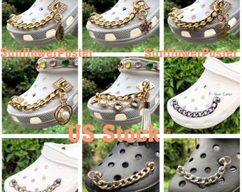 green pink pretty Spring yellow teenager flower orange Shoe Charms for rubber clog shoes Large Flowers Summer charms for teens