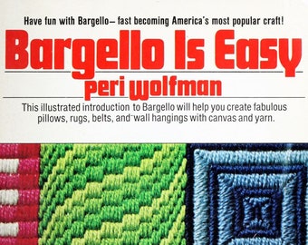 Vintage Bargello stitch; Bargello Patterns; Bargello designs; Bargello is Easy; 88 pages; 1973; DIGITAL FILE PDF