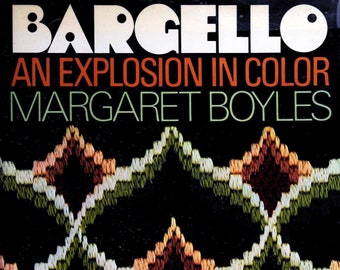 Vintage Bargello Patterns; Bargello designs; Bargello stitch; Bargello: An Explosion in Color; 149 page; 1974; DIGITAL FILE PDF