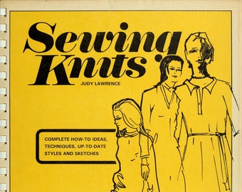 Vintage Sewing with knits; Easy sewing knits; Sewing Techniques; Sewing knits; 119 page; 1970; DIGITAL FILE PDF