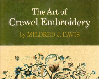 Vintage Embroidery design; Embroidery patterns; Embroidery stitches; The art of crewel embroidery; 224 pages; 1962; DIGITAL FILE PDF