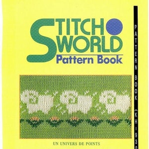 PDF; Modelli per maglieria a macchina d'epoca; Libro di modelli Stitch world 2; Modello per scheda perforata; Scheda perforata 24; 196 pagine;