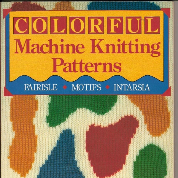 Machine knitting Patterns; Catalog Punch Card Pattern; Сolorful; Punchcard 24; 94 page; 1970; Vintage book on PDF