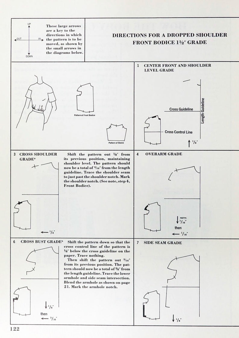 Pattern Grading Grading Techniques for Modern Design 132 Etsy UK