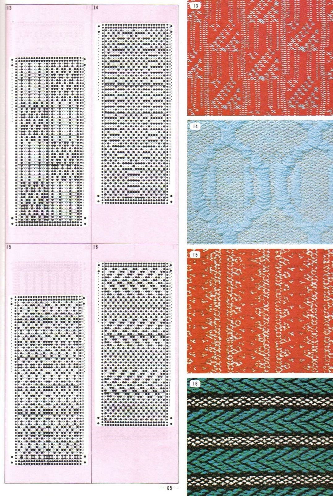 Machine Knitting Stitches Catalog Punch Card Pattern Vol.1 Etsy Canada