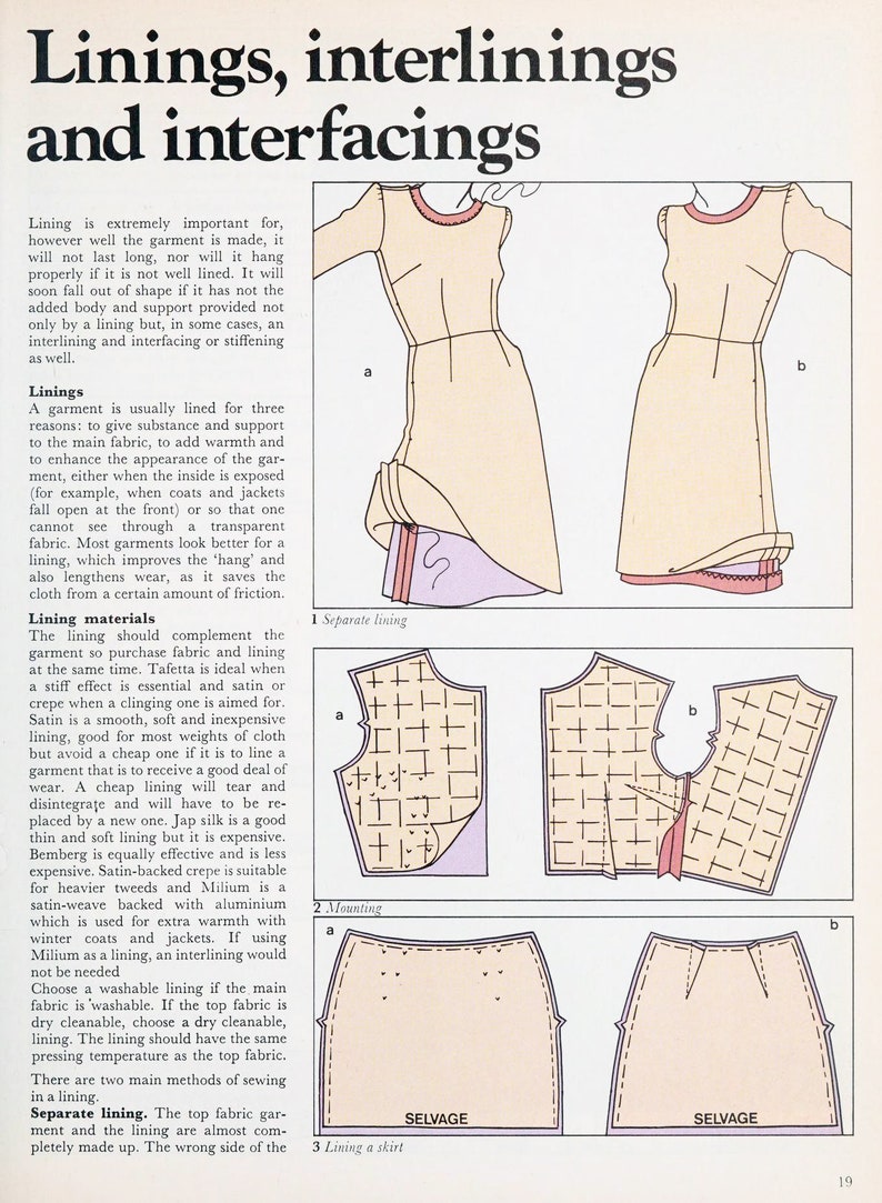 PDF; Dressmaking; Sewing Techniques; Making Clothes; Dress Techniques ...