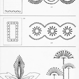 Vintage Embroidery patterns Embroidery stitches The stitches of creative embroidery 212 pages 1964 DIGITAL FILE PDF image 8