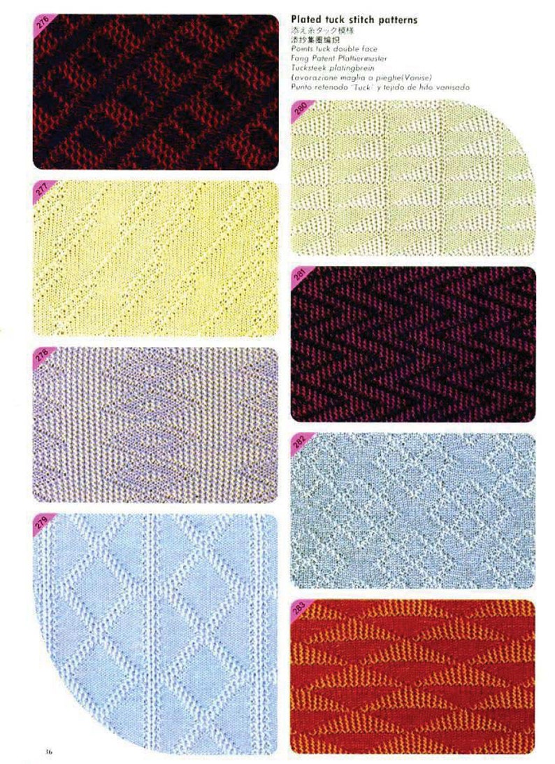 Machine Knitting Patterns Stitch World Pattern Book 3 Etsy