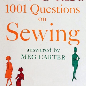PDF; 1001 questions on sewing; Dressmaking techniques; Making clothes; Smart sewing; 175 Pages;