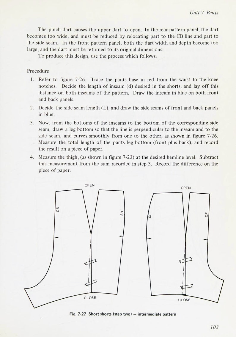 Vintage Pattern Drafting Pattern Design Modeling Clothes Pattern ...