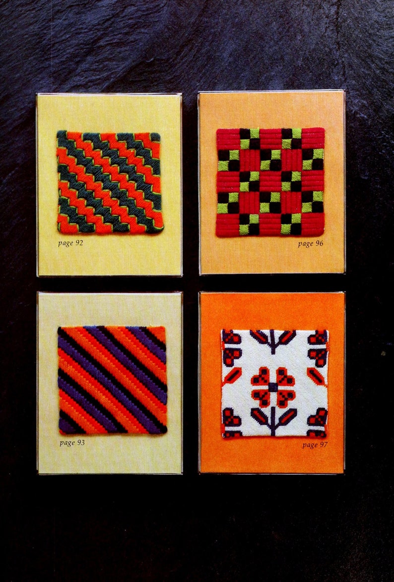 101 Exciting Designs in Bargello Quickpoint Grospoint Etsy UK