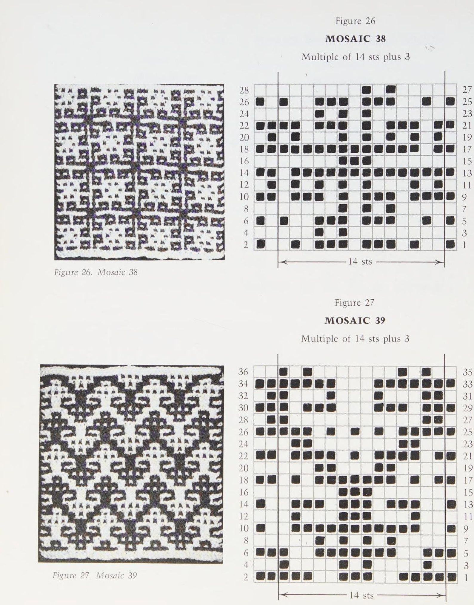 197 Mosaic Knitting Patterns Mosaic Knitting Diagrams Colors Etsy