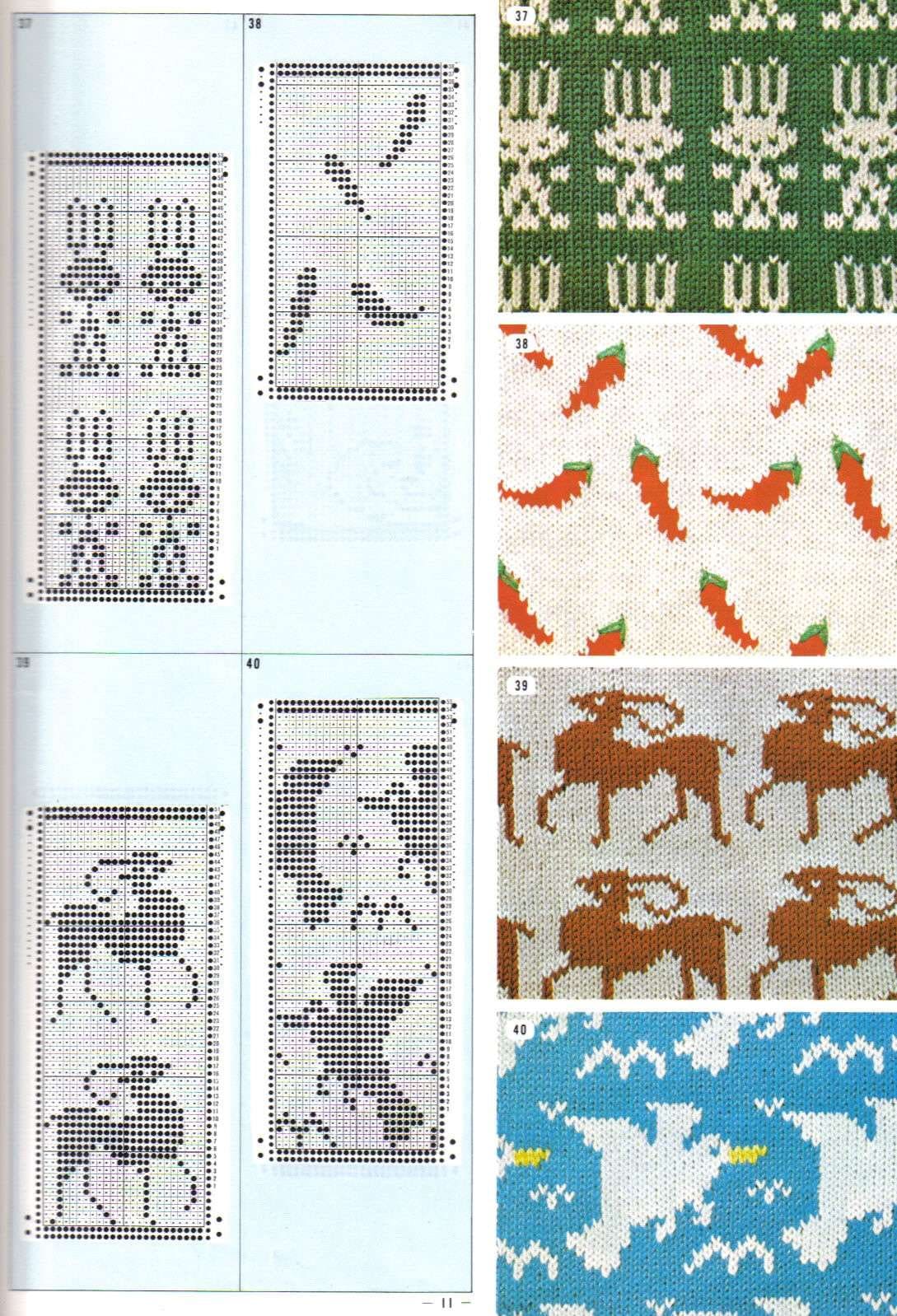 Machine Knitting Stitches Catalog Punch Card Pattern Vol.1 Etsy Canada