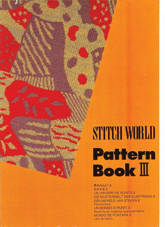 Machine Knitting Patterns Stitch World Pattern Book 3 Punchcard 24 112  Pages Vintage Book on PDF 