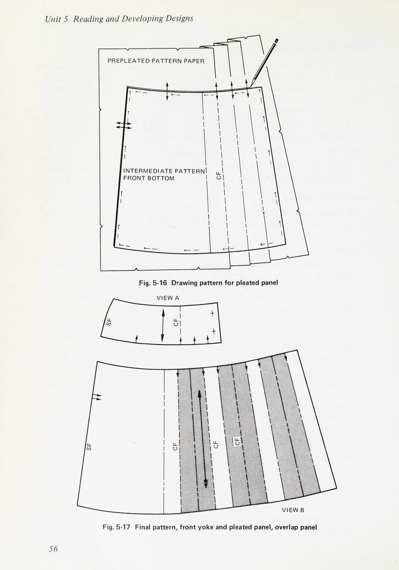 Vintage Pattern Drafting Pattern Design Modeling Clothes Pattern ...