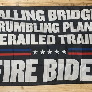 Donald Trump Is Hired Joe Biden Is Fired Flag FREE USA SHIP Maga President Vote Republican Freedom Banner Sign Poster Single Side 3x5’