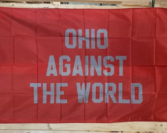 Ohio Flag FREE USA SHIP Best State Buckeye Fight Home Against Explore World Man Cave North America Sign Banner Poster 3x5’