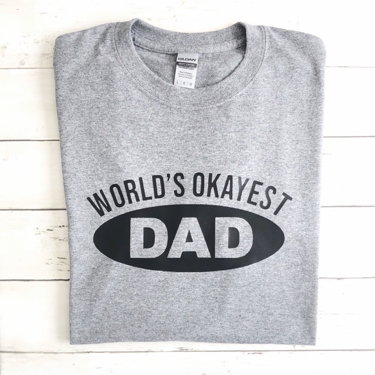 Worlds Okayest Dad Shirt. | Etsy Australia
