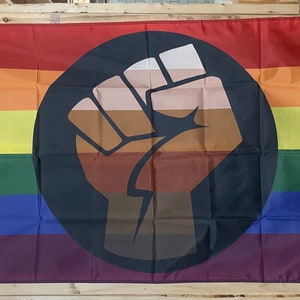Pride Flag FREE SHIPPING Black Lives Matter Equality LGBTQ+ Gay Human Rights Love Justice Marriage usa Banner Sign Poster Single Side 3x5’