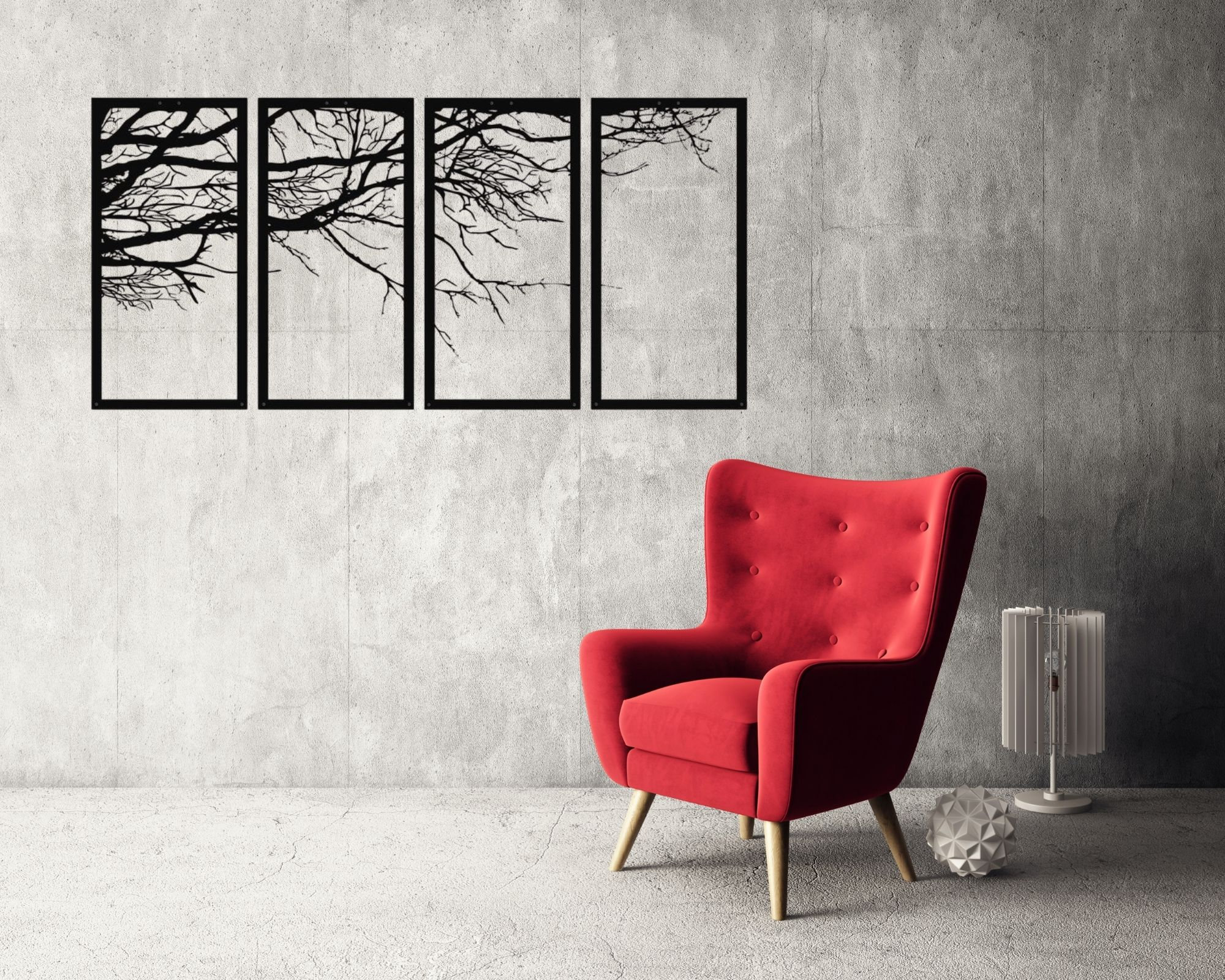 Rise of Nature Metal Wall Art Metal Wall Decor Metal Tree Etsy