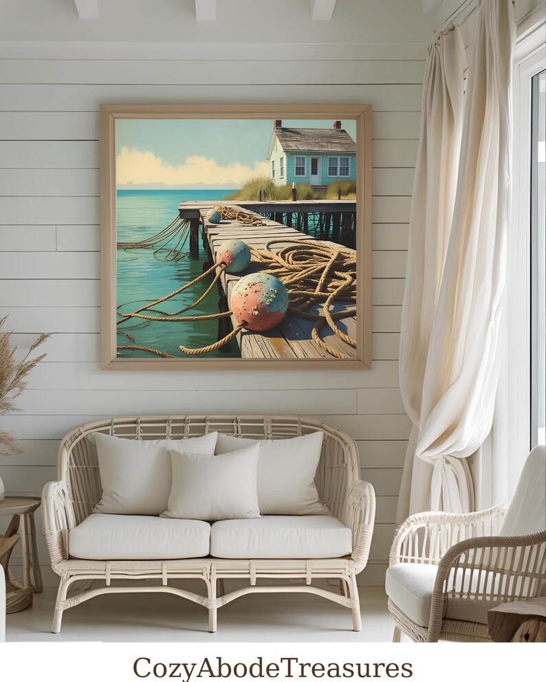 Light and Airy Coastal Wall Art Beach House Digital Prints Breezy