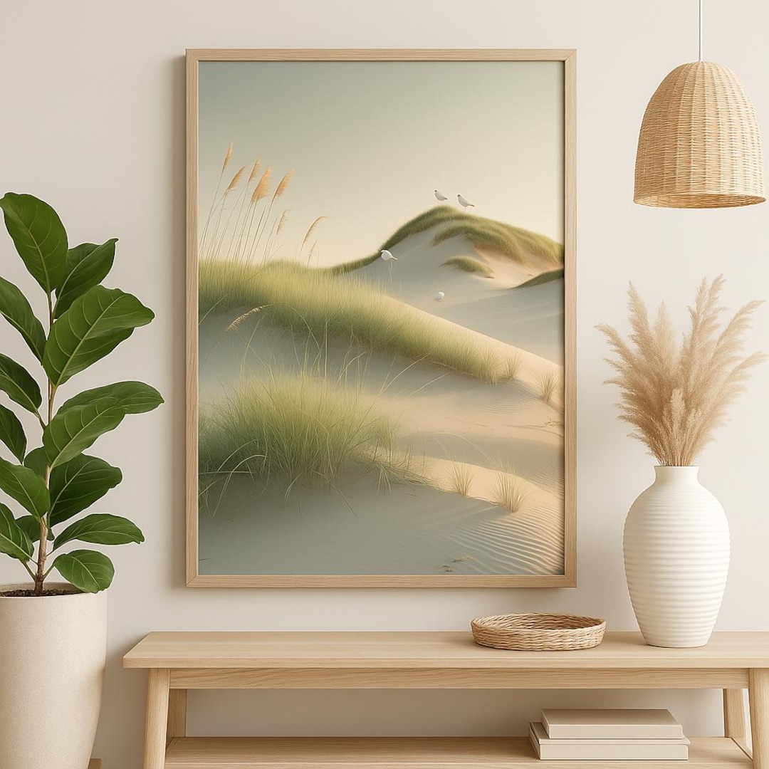 Sand Dunes Wall Art Printable, Coastal Beach House Decor, Seaside ...