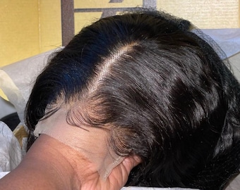 Water wave closure wig