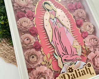 Virgen de Guadalupe SVG / Virgen de Guadalupe digitaal bestand / geen fysiek product