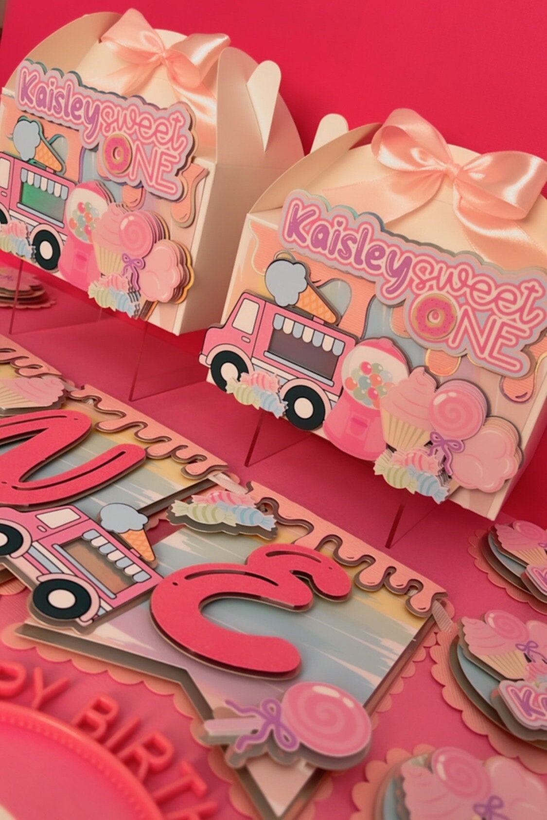 A Sweet One Favor Box Birthday