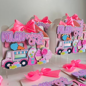 A Sweet One Favor Box Birthday , A Sweet Two Favor Box Birthday, A Sweet Three Favor Box  Birthday, a sweet birthday hat, a sweet sunglasses