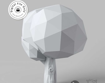 Low Poly Tree 3D Print Model (STL File)