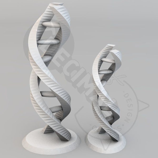 DNA 3D model | DNA Statue STL 3D print model | medical 3D model | Free Shipping