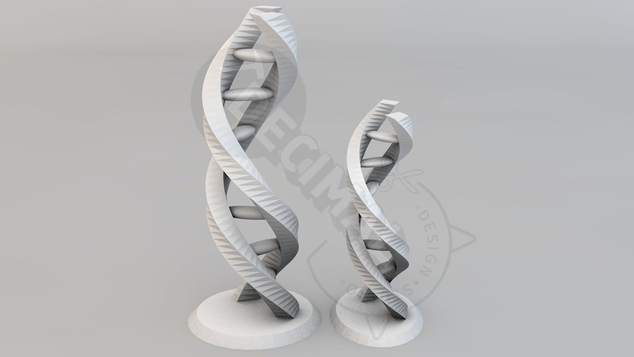 DNA 3D model | DNA Statue STL 3D print model | medical 3D model | Free Shipping